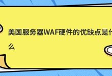 美国服务器WAF硬件的优缺点是什么