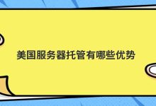 美国服务器托管有哪些优势