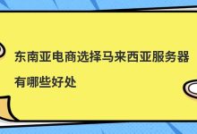 东南亚电商选择有哪些好处