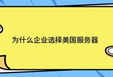 为什么企业选择美国服务器