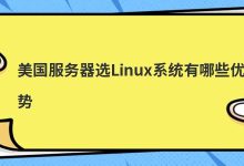 美国服务器选Linux系统有哪些优势