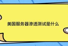 美国服务器渗透测试是什么