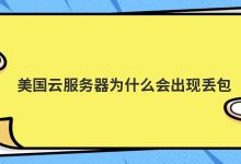 美国云服务器为什么会出现丢包